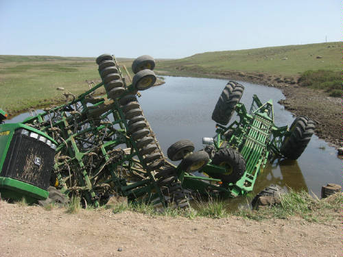 John Deere Tractor Crash 2